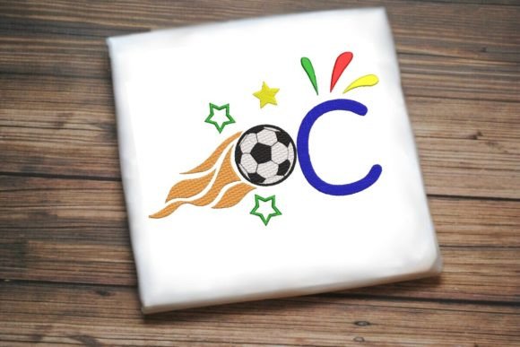C Letter Soccer Ball Alphabet