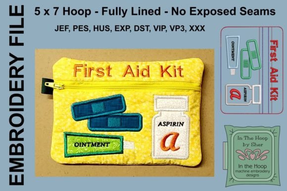 First Aid Zipper Bag