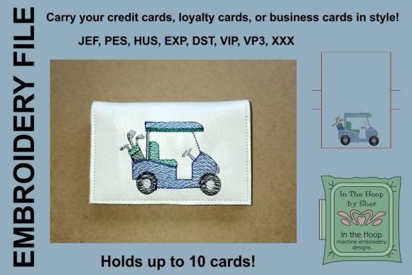 Golf Cart Credit Card Wallet