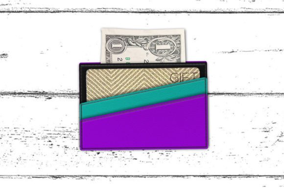 ITH Slanted Pocket Card Holder Wallet