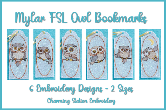 Mylar FSL Bookmarks Owls