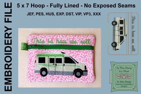 Travel Van Camping Zipper Bag
